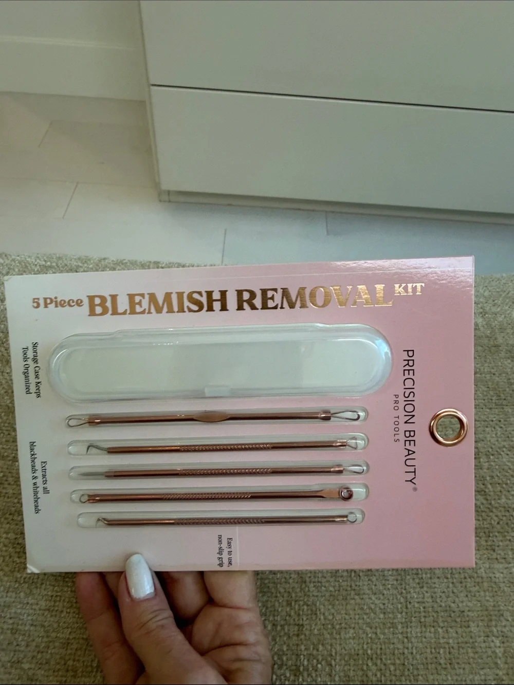 NEW!! 5-Piece Blemish Removal Kit - Rose Gold